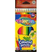 Kredki 12k. heksagonalne Colorino 