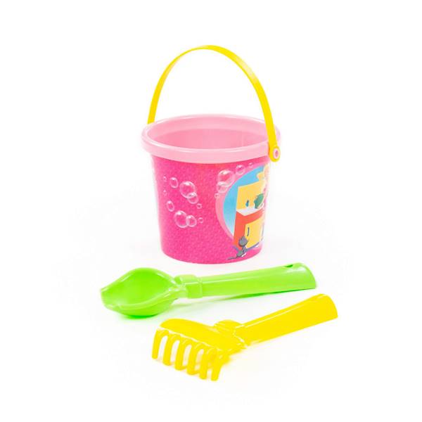 Zestaw: wiaderko, szufelka, grabki Polesie 0511