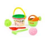 Zestaw: wiaderko, łopatka, foremki 0658 Polesie