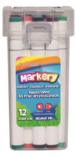 Markery 12k. Bambino dwustronne