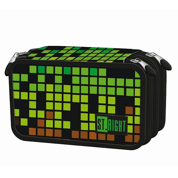 Piórnik 3z.z wyposażeniem Gamer ST.RIGHT