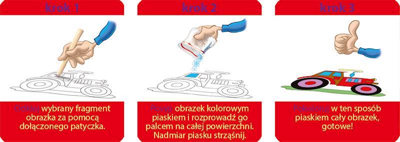 Piaskowe obrazki pakiet nr 4 NIKO