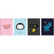 Zeszyt 16 A5 wąska linia kolor Interdruk Shape