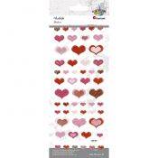 Naklejki serca piankowe Titanum