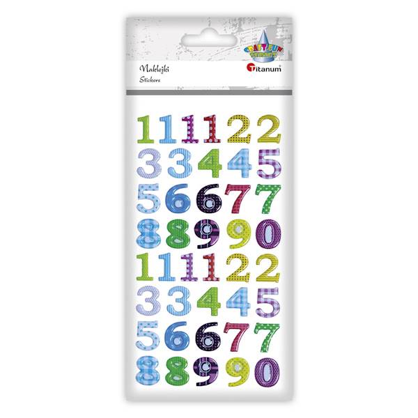 Naklejki Titanum Cyfry JN-U013