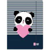 Teczka A4 gumka Love Panda ST.RIGHT