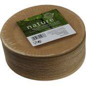 Talerz fi 15cm 100szt. brązowy