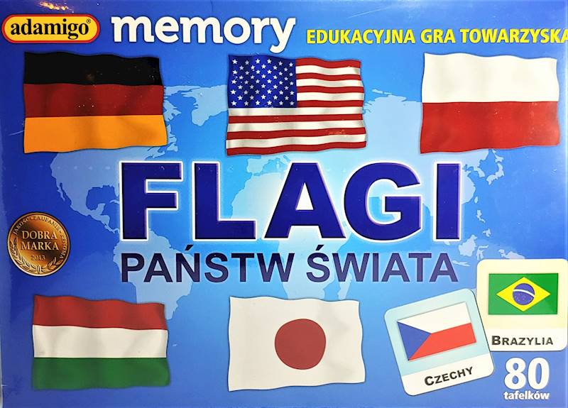 Gra Memory Flagi Adamigo