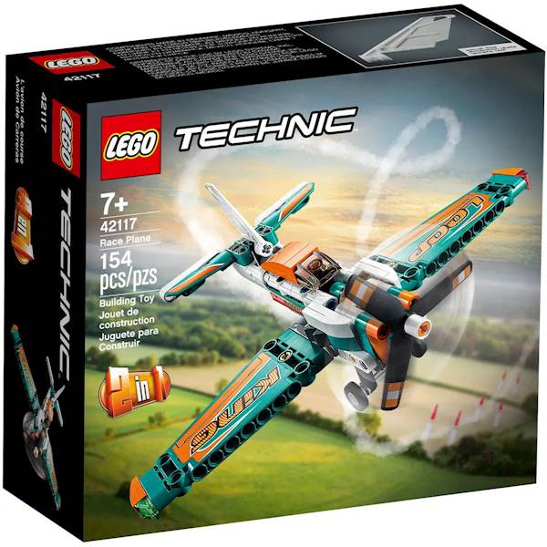 Lego Technic samolot wyścigowy 42117