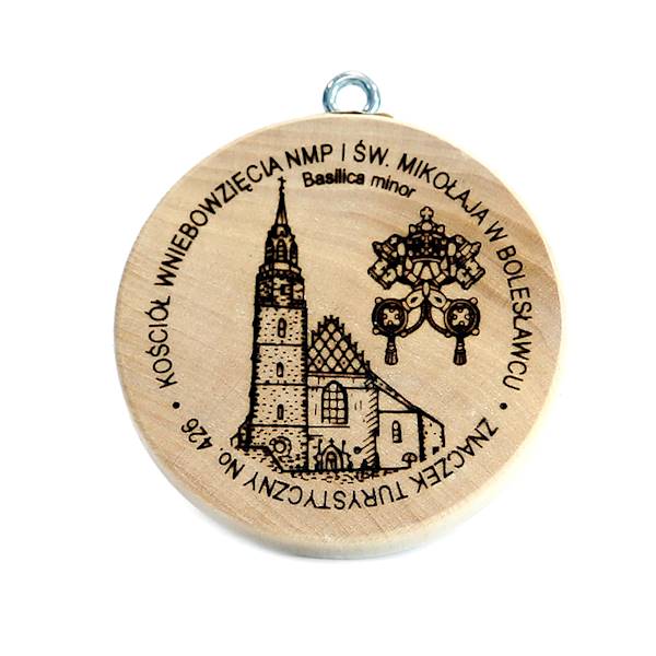 Znaczek turystyczny Bolesławiec Bazylika