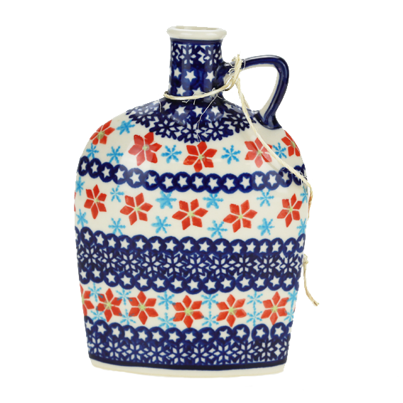 Butelka BA4B - ceramic flat bottle