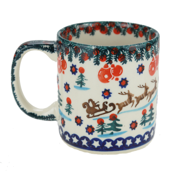 Kubek standard - 'Kubas' dekoracja "Bolesławiec"