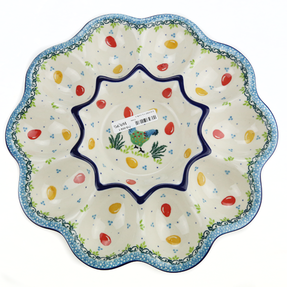 718/004/1 (3349X) Talerz na jajka