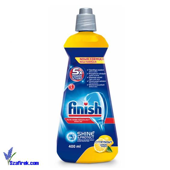 PŁYN DO ZMYWAREK FINISH NABŁYSZCZAJĄCY 400ML cytr.