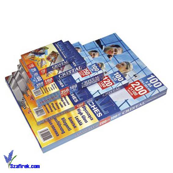 FOLIA LAMINACYJNA CRISTAL A4 STANDARD 80MIC (100)