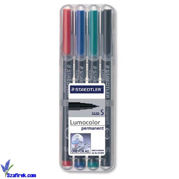 Foliopis Lumocolor, B, wodoodporny, zestaw 4 kol.