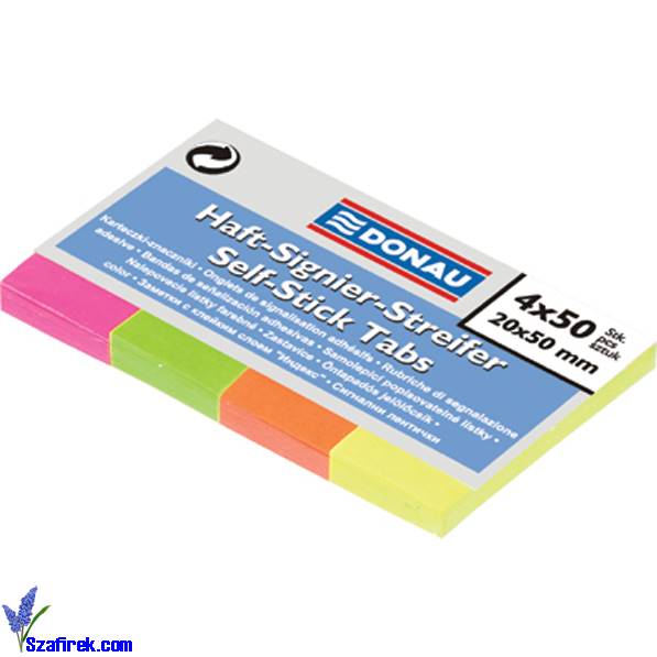 ZAKŁADKA INDEKSUJĄCA DONAU 4-FLUO 20*50
