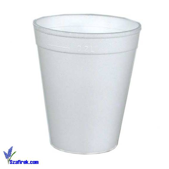 KUBEK STYROPIANOWY 250 ML BIAŁY op. 40 szt.