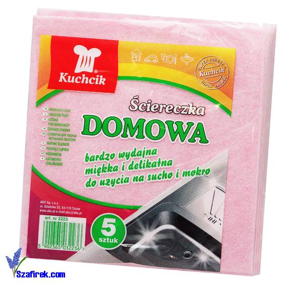 ŚCIERKA DOMOWA KUCHCIK 5 szt. MIX kolorów