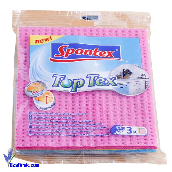 ŚCIERKA SPONTEX TOPTEX Gąbkościerka 3 szt.