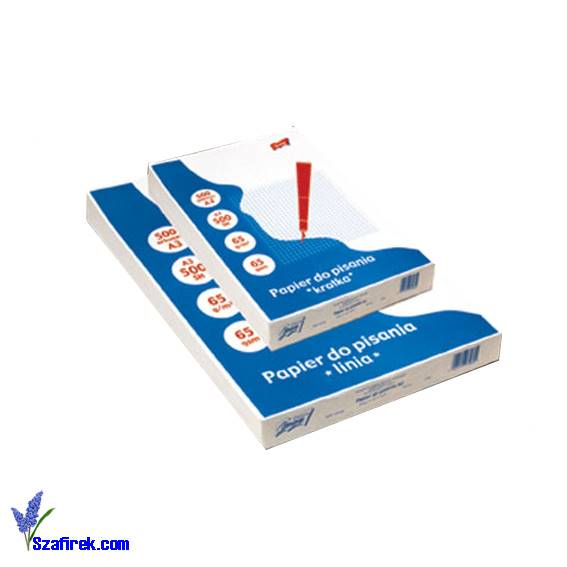 PAPIER DO PISANIA UNIPAP A3 linia 500a 65g.