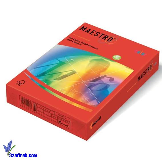 PAPIER MAESTRO COLOR A4 80g/m2 CO44 CZERWIEŃ KORAL
