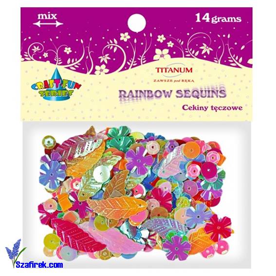 CEKINY MIX WZ.RAINB.14G CMR035