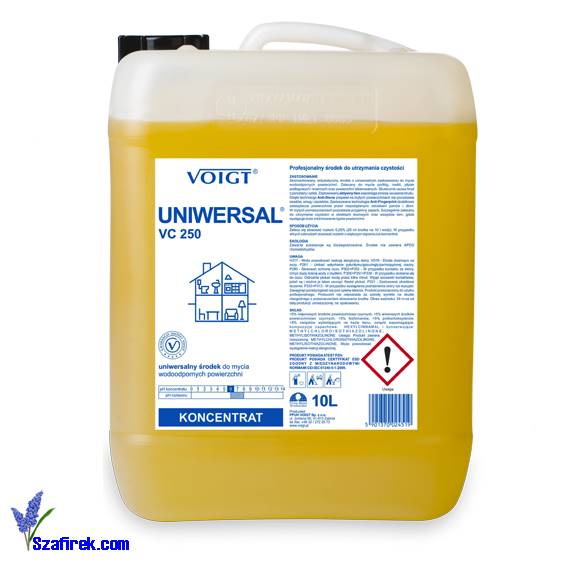 VOIGT UNIWERSAL VC250, do wodoodpornych pow., 10 l