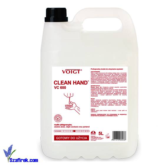 VOIGT CLEAN HAND BIAŁE VC600B, mydło, 5l