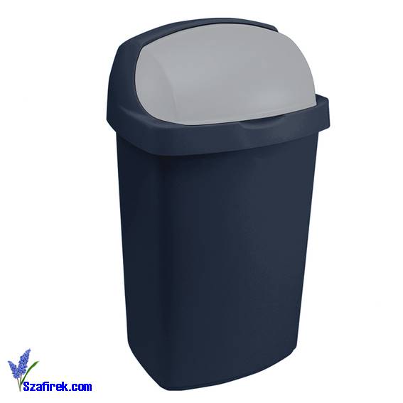 CURVER kosz na odpady ROLL TOP 50l nieb/grey