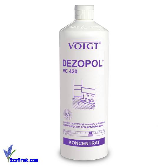 VOIGT DEZOPOL VC420, konc. dezynfekcyjny, 1 litr