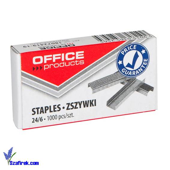 ZSZYWKI OFFICE PRODUCTS, 24/6, 1000SZT. 1op.