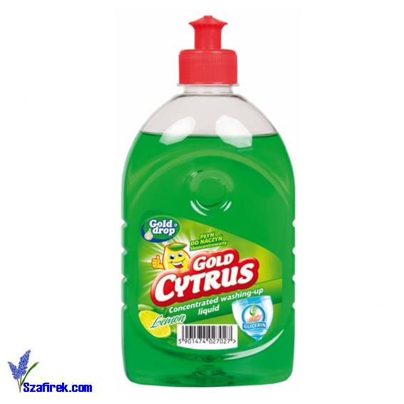 PŁYN DO MYCIA NACZYŃ 500ML CYTRYNOWY, GOLD CYTRUS