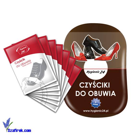 Czyścik do obuwia BOX 6 szt. HYGIENIC24