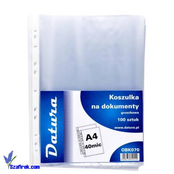 KOSZULKA DATURA 45 mic. krystaliczna 100 szt.