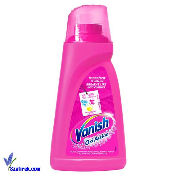 VANISH OXI ACTION ODPLAMIACZ W PŁYNIE róż 1L