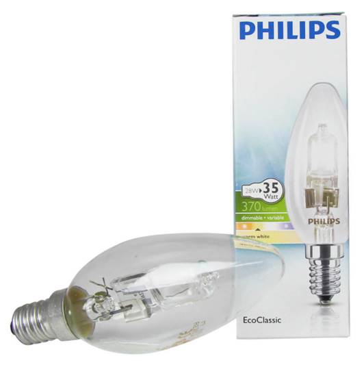 Żarówka PHILIPS EcoClassic 28W E14 230V B35 Clear