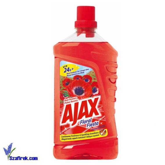 PŁYN FLORAL FIESTA AJAX 1L Czerwone Kwiaty