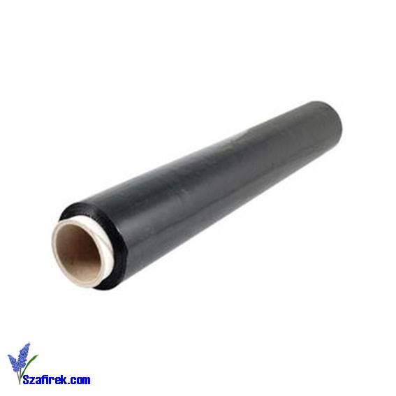 Folia stretch 2,5kg 23mic czarna rozciągliwość 170