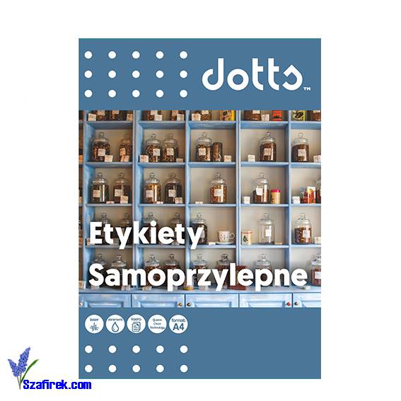 Etykieta samoprzylepna DOTTS A4 (100) 70x37 mm 24