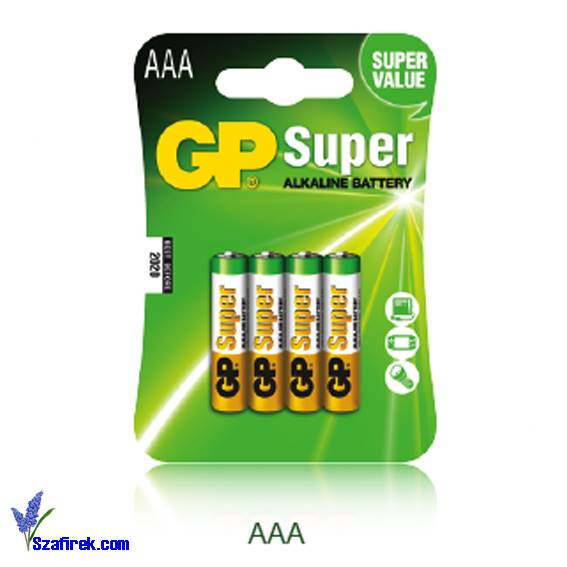 Bateria alkaliczna GP Super, AAA / LR03, 1.5V GPPC