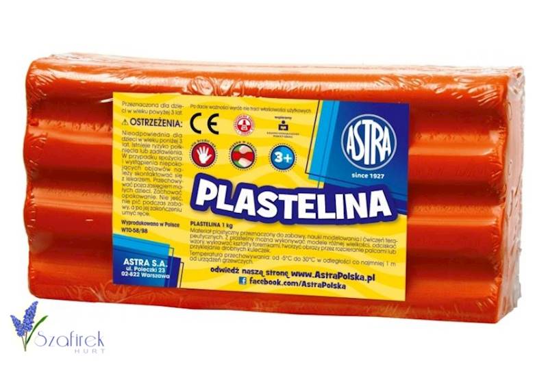 PLASTELINA ASTRA LUZEM 500g  różne kolory