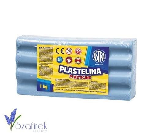 PLASTELINA ASTRA LUZEM 1kg niebieska