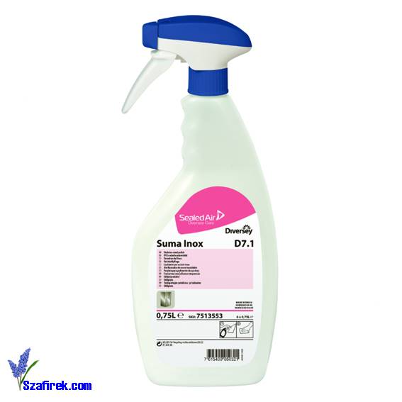 SUMA INOX D7.1 DIVERSEY,do stali nierdzewnej 750ml