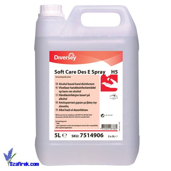 SOFT CARE DES E SPRAY DIVERSEY, do dezynf. rąk 5L