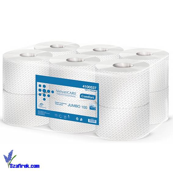 PAPIER TOALETOWY VELVET CELULOZOWY JUMBO 2W BIAŁY