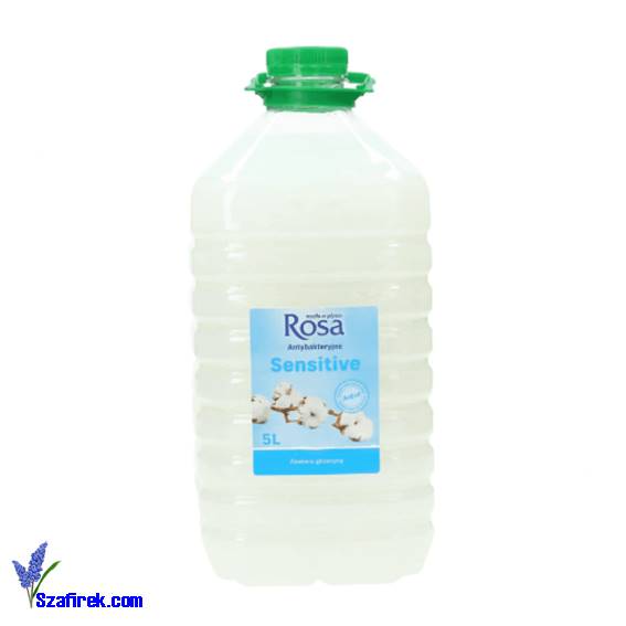  MYDŁO W PŁYNIE ROSA 5L białe antybakteryjne PET