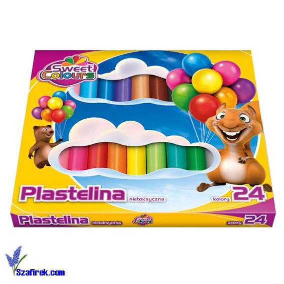 PLASTELINA 24 KOLORY KOMA-PLAST