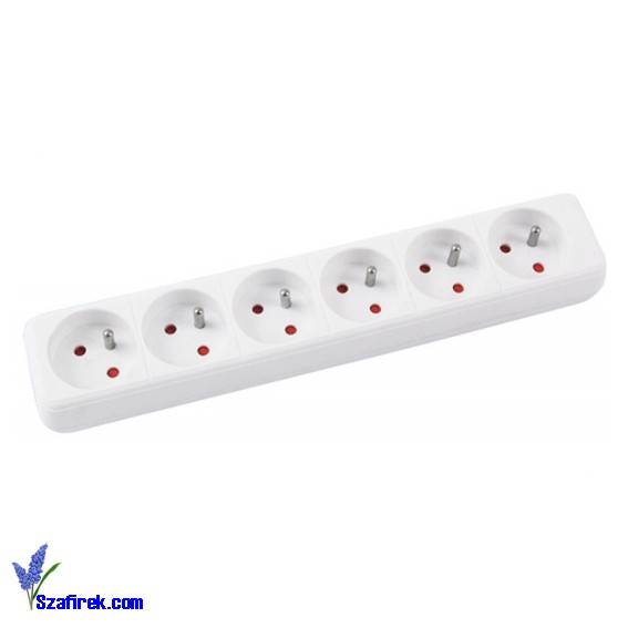 PRZEDŁUŻACZ OFFICE PRODUCTS, 6 G 3M, Z UZIEMIENIEM