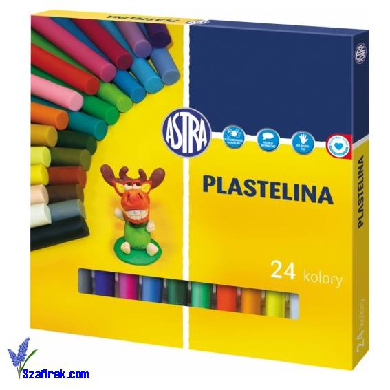 PLASTELINA ASTRA zestaw 24 kolory